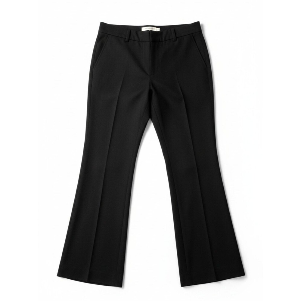 Banana Republic Black Boot-Cut Dress Pants In 6 Petite - Picture 4 of 5